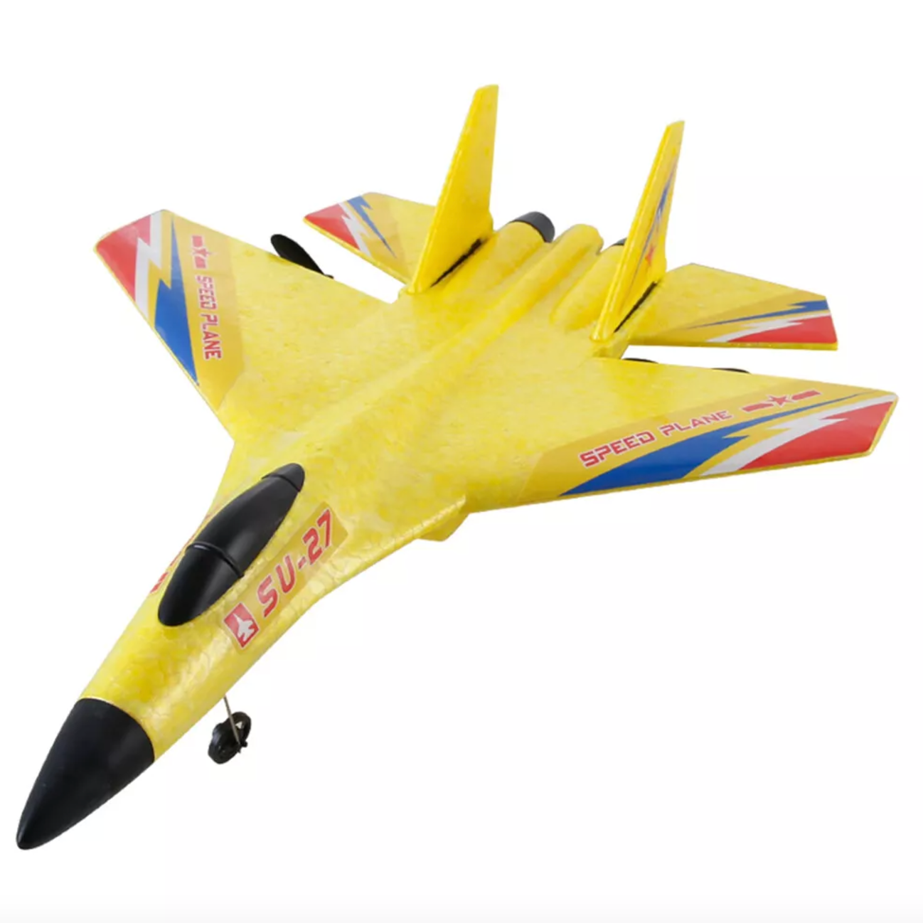 SU-27 Foam Fighter Remote Control Plane Model Easy To Fly RC Red Blue Yellow